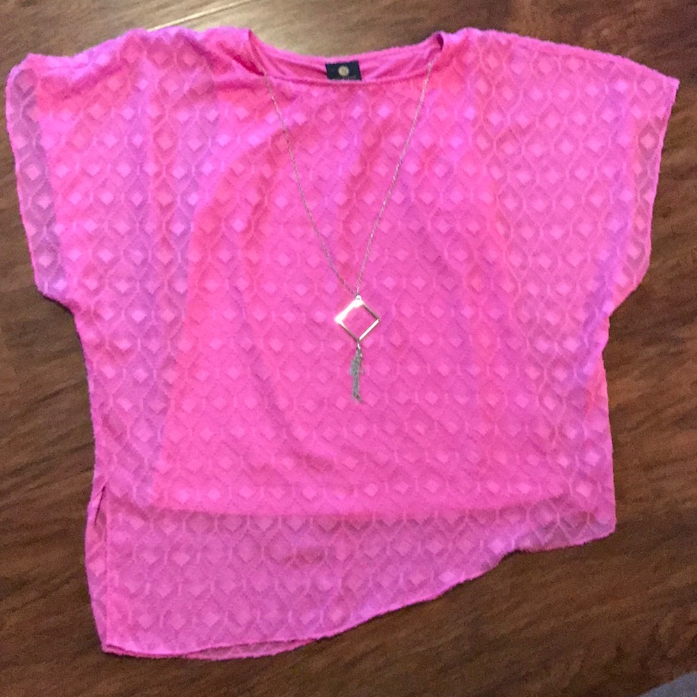 JM collection pink shirt.